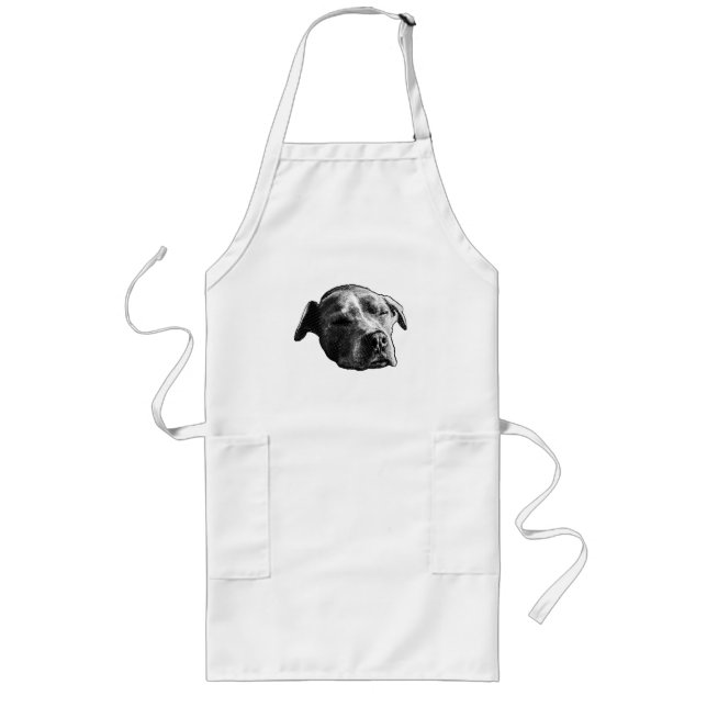 Cooking in Quiet Joy Long Apron (Front)