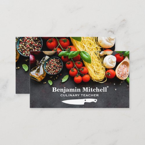 Cooking Ingredients  Business Card
