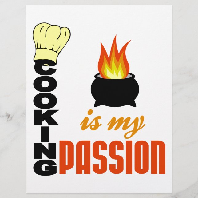 Cooking Is My Passion Flyer (Front)