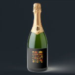 Cooking is my therapy Oversized T-Shirt Sparkling Wine Label<br><div class="desc">Cooking is my therapy Oversized T-Shirt</div>