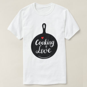Cooking Love Custom T-Shirt