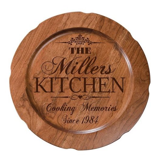 Cooking Memories Since Decorative Cherry Plate (Front)