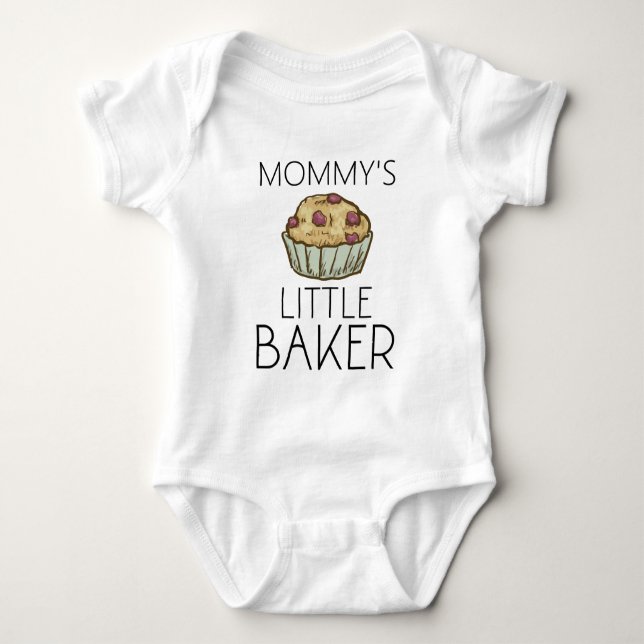 Cooking - Mommy's Little Baker - Baker Baby Bodysuit (Front)