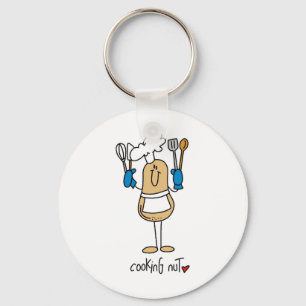 Cooking Nut T-shirts and Gifts Keychain