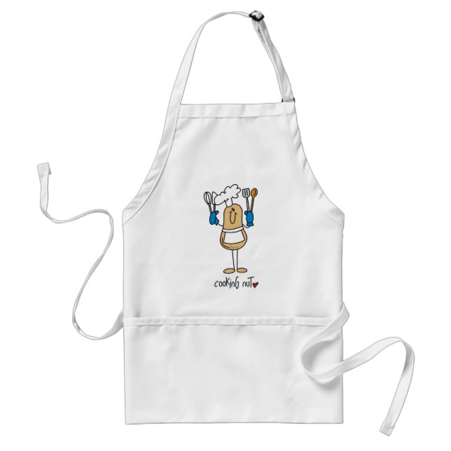 Cooking Nut Tshirts and Gifts Adult Apron (Front)
