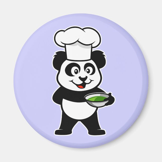 Cooking Panda Magnet (Front)