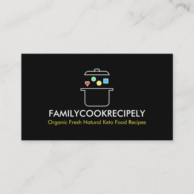 Cooking Personal Chef Restaurant Catering Business Card (Front)