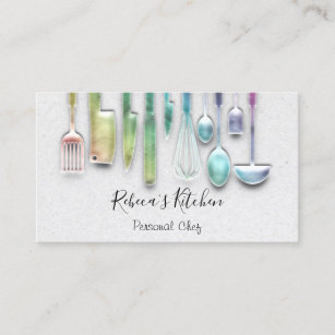 Cooking Personal Chef Restaurant Catering Kitchen Business Card