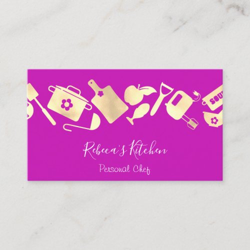 Cooking Personal Chef Restaurant Catering Logo  Business Card