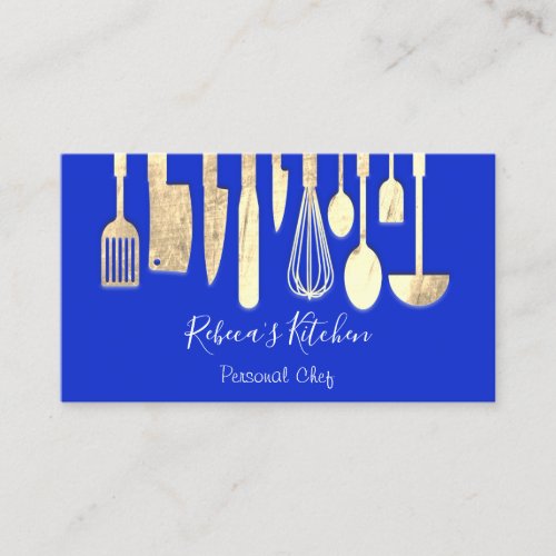 Cooking Personal Chef Restaurant Catering Royal Business Card