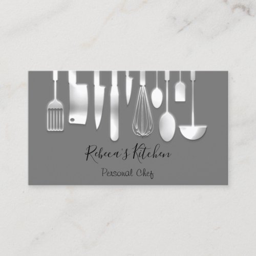 Cooking Personal Chef Restaurant Catering Services Business Card