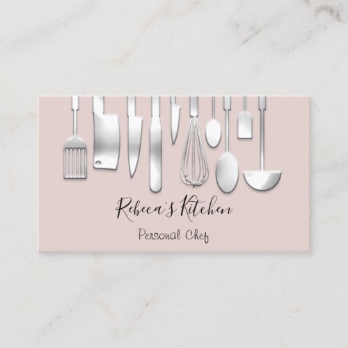 Cooking Personal Chef Restaurant Rose Catering   Business Card