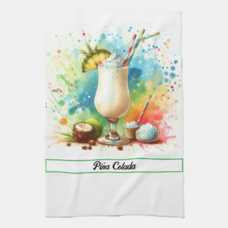 Cooking Pineapple Colada Bath Kitchen Towel