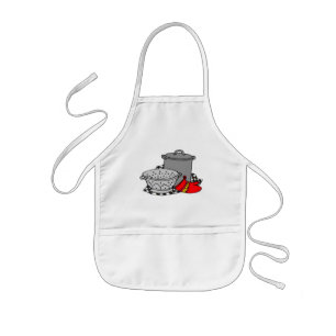 Cooking Pot & Strainer Kids' Apron
