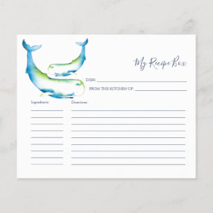 Personalized Recipe Paper, Zazzle