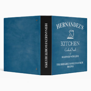 Cooking Recipes I Blue Binder