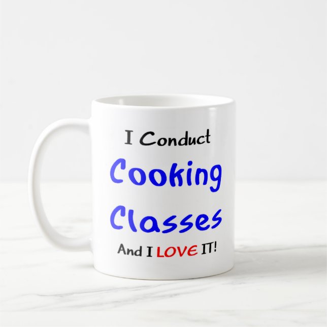 cooking teach & love coffee mug (Left)