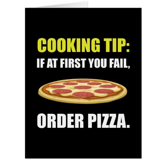 Cooking Tip Pizza Cards (Front)