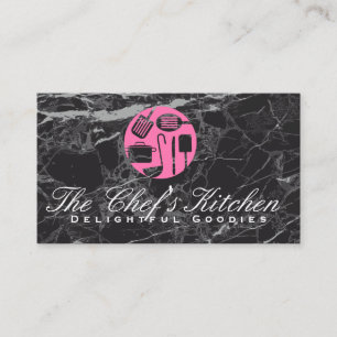 Cooking Tools   Culinary   Marble Business Card
