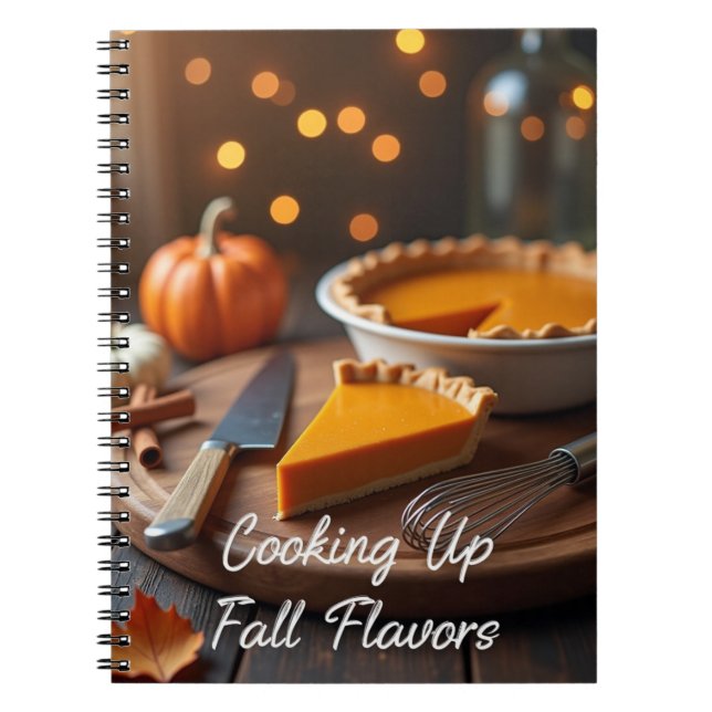 Cooking Up Fall Flavors  Notebook (Front)