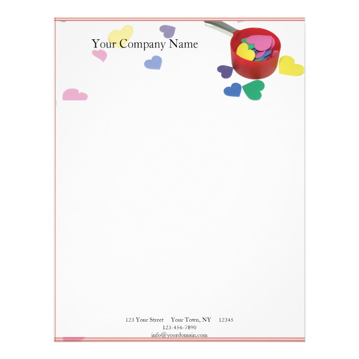 Cooking Up Fun Letterhead