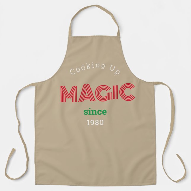Cooking  up Magic since  Apron (Front)