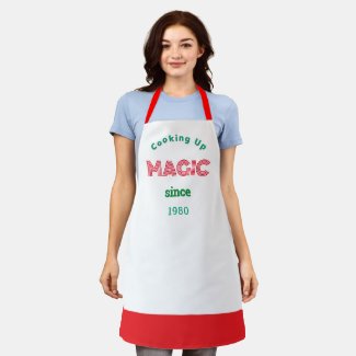 Cooking  up Magic since  -white