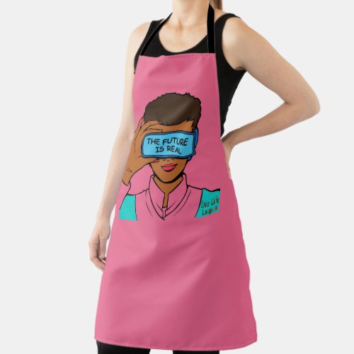 Cooking up Tomorrows Delights Live Life Large VA Apron