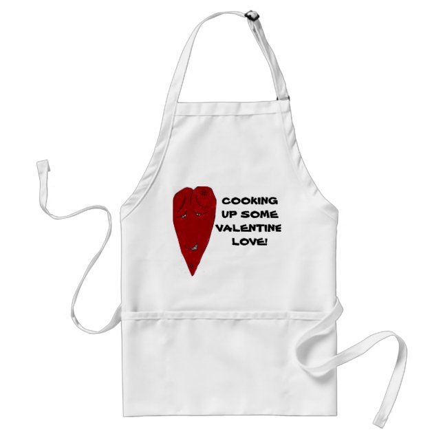 COOKING UP VALENTINE LOVE apron (Front)