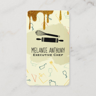 Cooking Utensils Kitchen Chef Culinary Business Card