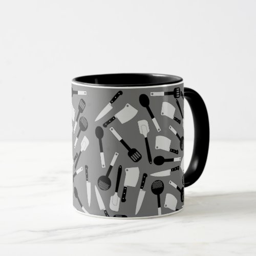 Cooking Utensils Pattern Mug