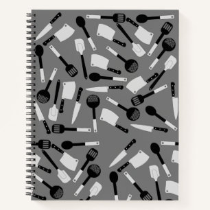 Cooking Utensils Pattern Notebook