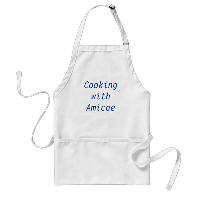 Cooking with Amicae Adult Apron (Front)
