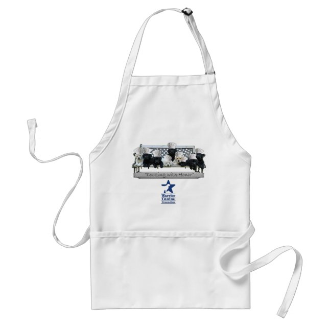Cooking with HONOR White Aprons (Front)