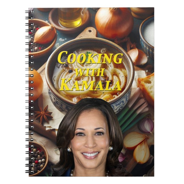 Cooking With Kamala Notebook (Front)