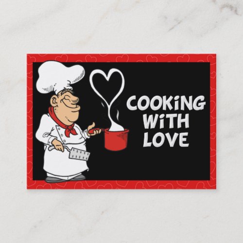 Cooking with Love Business Card