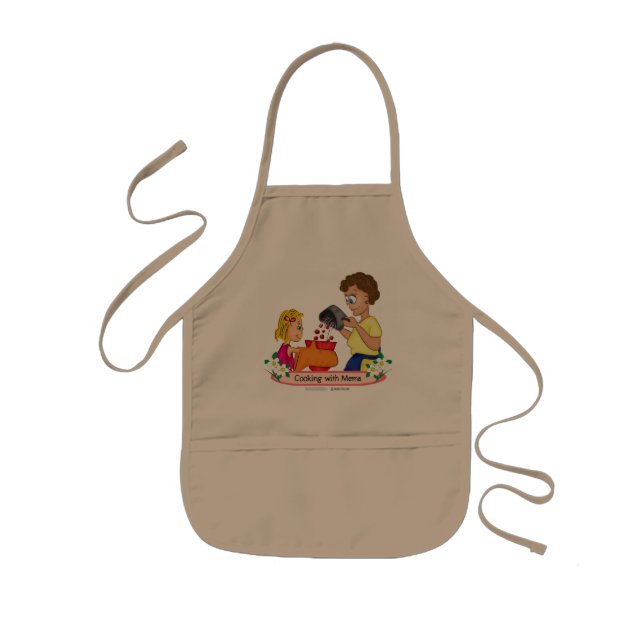 Cooking with Mema Apron (Front)