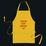 Cooking with Mustard Gas Adult Apron<br><div class="desc">Cooking with Mustard Gas</div>