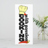 Cooking With Passion card (Standing Front)