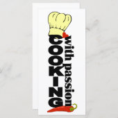 Cooking With Passion card (Front/Back)