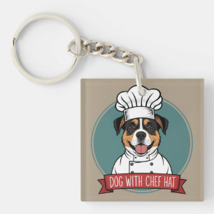 Cooking with Paws Keychain