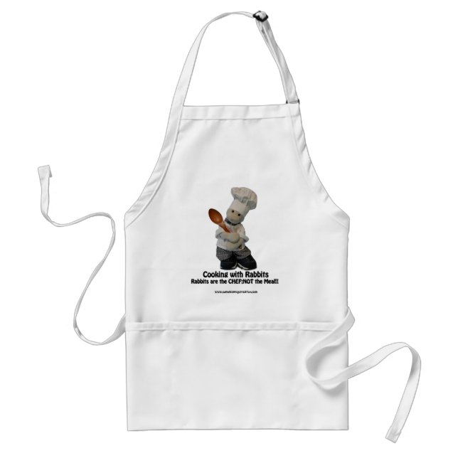 Cooking with Rabbits - Apron (Front)
