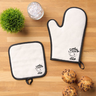 cooking with sass oven mitt & pot holder set