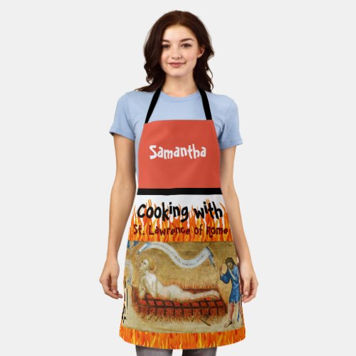 Cooking with St Lawrence All_Over Print Apron
