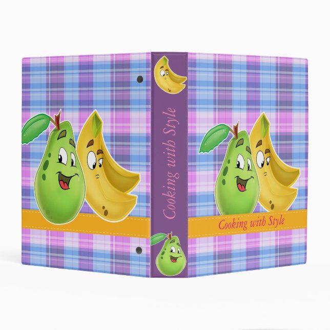 Cooking with Style cartoon Mini Binder (Background)