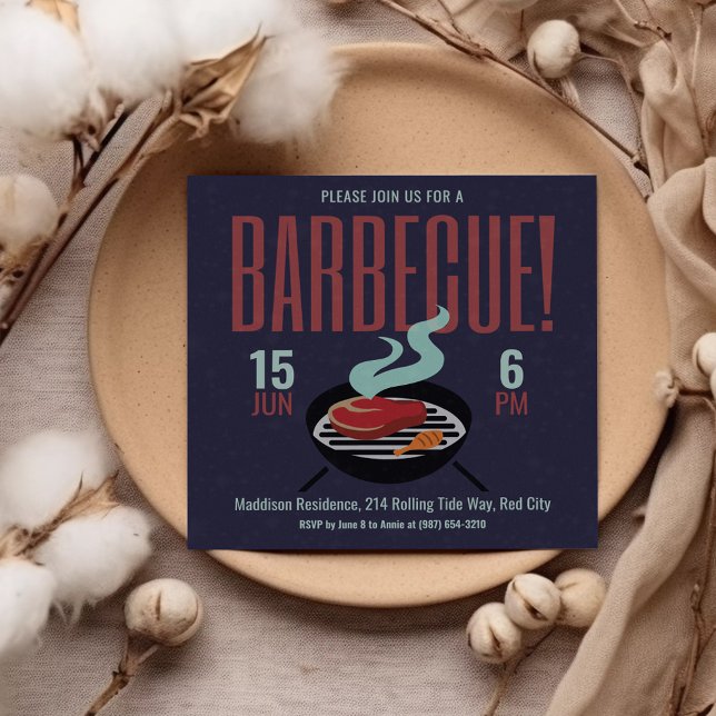 Cookout Barbecue Party Invitation (Creator Uploaded)