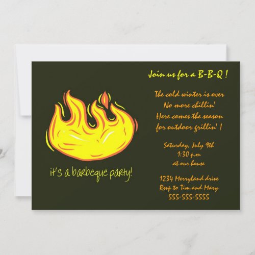 Cookout _barbeque invites