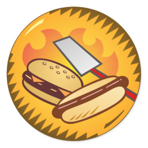 Cookout Classic Round Sticker