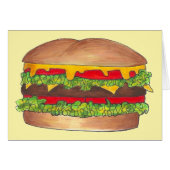 Cookout Hamburger Burger Cheeseburger Fast Food (Front Horizontal)