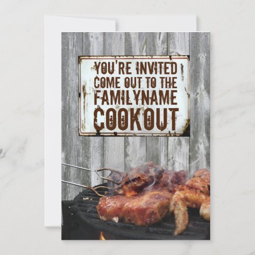 Cookout Invitations